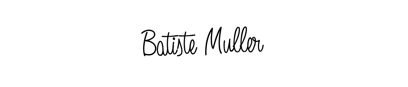 How to make Batiste Muller signature? Angelique-Rose-font-FFP is a professional autograph style. Create handwritten signature for Batiste Muller name. Batiste Muller signature style 5 images and pictures png