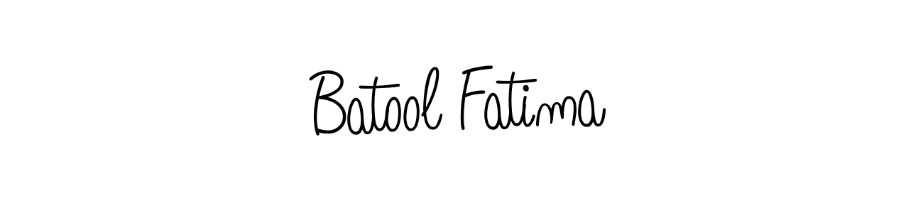 Use a signature maker to create a handwritten signature online. With this signature software, you can design (Angelique-Rose-font-FFP) your own signature for name Batool Fatima. Batool Fatima signature style 5 images and pictures png