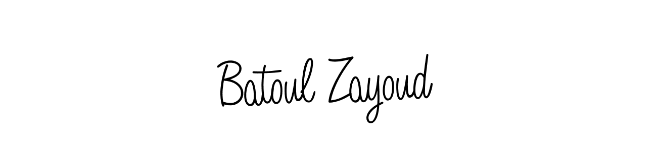 Once you've used our free online signature maker to create your best signature Angelique-Rose-font-FFP style, it's time to enjoy all of the benefits that Batoul Zayoud name signing documents. Batoul Zayoud signature style 5 images and pictures png