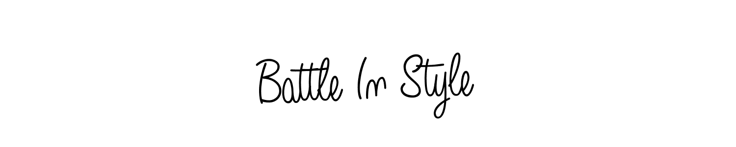 How to make Battle In Style name signature. Use Angelique-Rose-font-FFP style for creating short signs online. This is the latest handwritten sign. Battle In Style signature style 5 images and pictures png