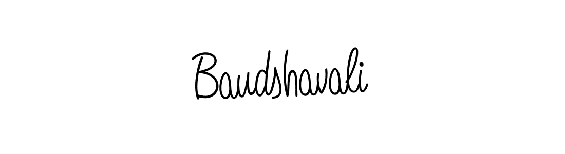 How to make Baudshavali name signature. Use Angelique-Rose-font-FFP style for creating short signs online. This is the latest handwritten sign. Baudshavali signature style 5 images and pictures png