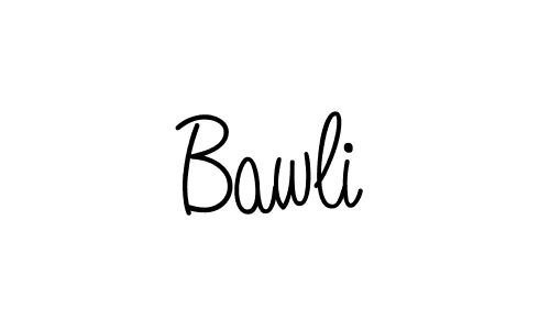 How to make Bawli name signature. Use Angelique-Rose-font-FFP style for creating short signs online. This is the latest handwritten sign. Bawli signature style 5 images and pictures png