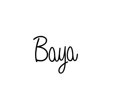 Best and Professional Signature Style for Baya. Angelique-Rose-font-FFP Best Signature Style Collection. Baya signature style 5 images and pictures png