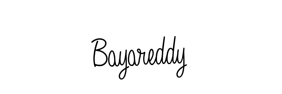 if you are searching for the best signature style for your name Bayareddy. so please give up your signature search. here we have designed multiple signature styles  using Angelique-Rose-font-FFP. Bayareddy signature style 5 images and pictures png