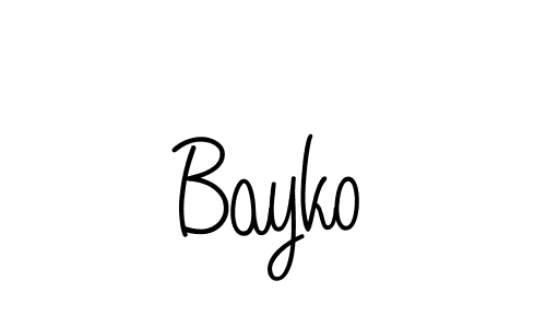 Best and Professional Signature Style for Bayko. Angelique-Rose-font-FFP Best Signature Style Collection. Bayko signature style 5 images and pictures png