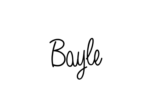 How to make Bayle name signature. Use Angelique-Rose-font-FFP style for creating short signs online. This is the latest handwritten sign. Bayle signature style 5 images and pictures png