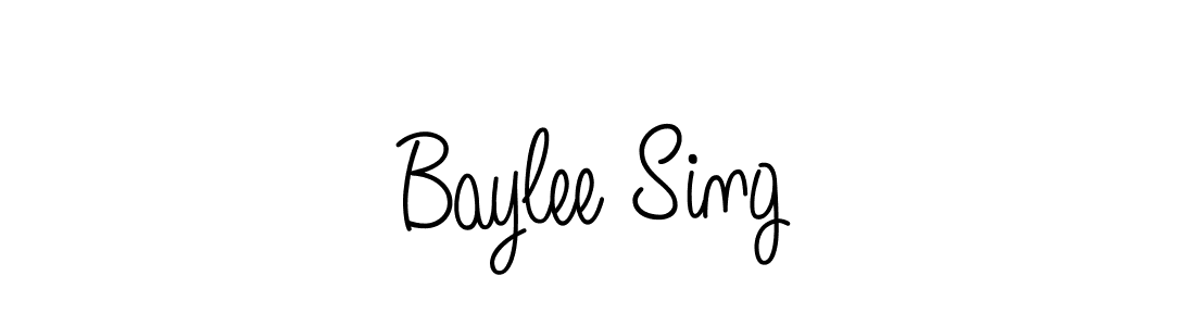 if you are searching for the best signature style for your name Baylee Sing. so please give up your signature search. here we have designed multiple signature styles  using Angelique-Rose-font-FFP. Baylee Sing signature style 5 images and pictures png