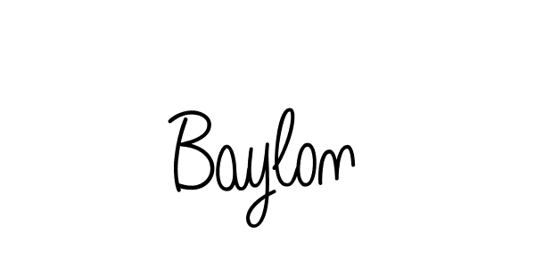 How to Draw Baylon signature style? Angelique-Rose-font-FFP is a latest design signature styles for name Baylon. Baylon signature style 5 images and pictures png