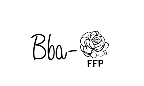 How to Draw Bba-1 signature style? Angelique-Rose-font-FFP is a latest design signature styles for name Bba-1. Bba-1 signature style 5 images and pictures png