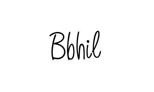 Make a beautiful signature design for name Bbhil. With this signature (Angelique-Rose-font-FFP) style, you can create a handwritten signature for free. Bbhil signature style 5 images and pictures png