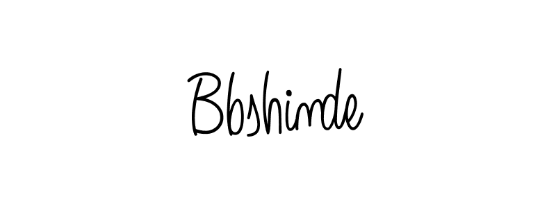 Use a signature maker to create a handwritten signature online. With this signature software, you can design (Angelique-Rose-font-FFP) your own signature for name Bbshinde. Bbshinde signature style 5 images and pictures png