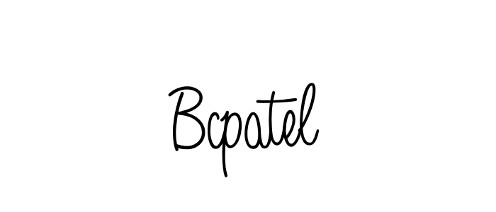 How to Draw Bcpatel signature style? Angelique-Rose-font-FFP is a latest design signature styles for name Bcpatel. Bcpatel signature style 5 images and pictures png