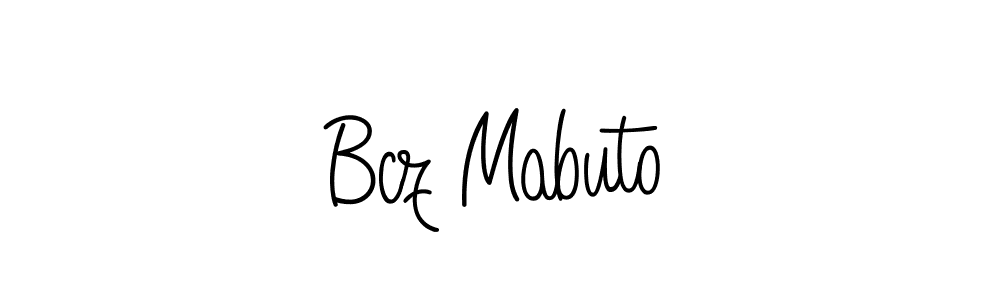 You should practise on your own different ways (Angelique-Rose-font-FFP) to write your name (Bcz Mabuto) in signature. don't let someone else do it for you. Bcz Mabuto signature style 5 images and pictures png