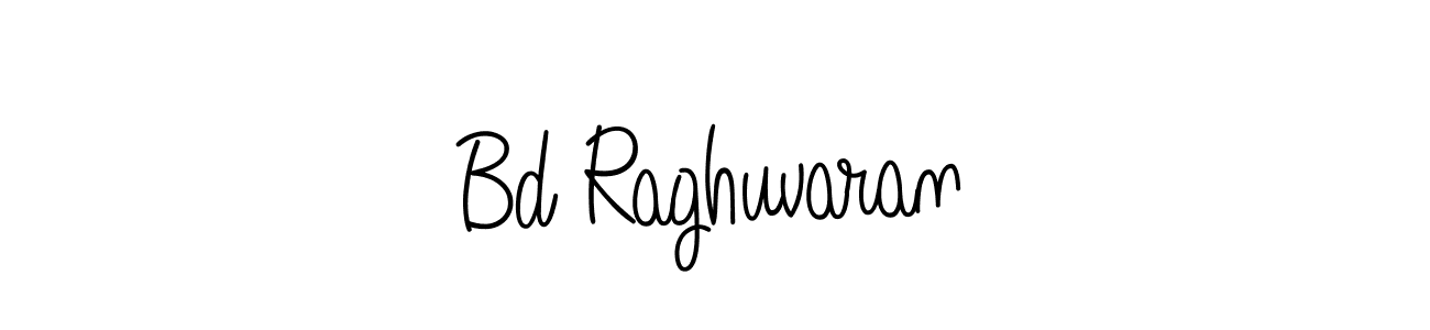 Bd Raghuvaran stylish signature style. Best Handwritten Sign (Angelique-Rose-font-FFP) for my name. Handwritten Signature Collection Ideas for my name Bd Raghuvaran. Bd Raghuvaran signature style 5 images and pictures png