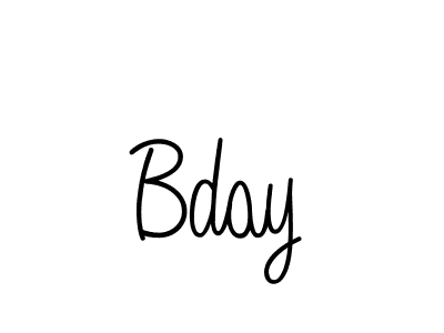 Design your own signature with our free online signature maker. With this signature software, you can create a handwritten (Angelique-Rose-font-FFP) signature for name Bday. Bday signature style 5 images and pictures png