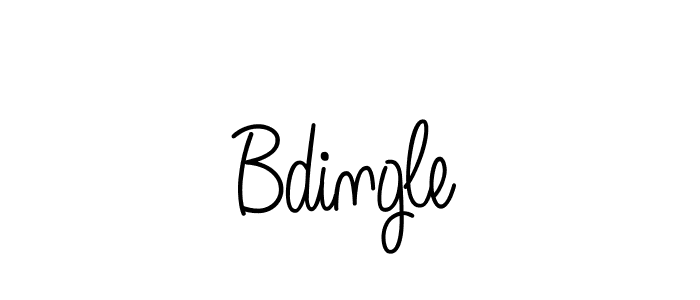 Make a beautiful signature design for name Bdingle. Use this online signature maker to create a handwritten signature for free. Bdingle signature style 5 images and pictures png