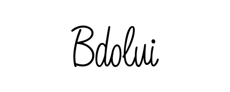 Elevate your brand with a stunning Bdolui eSignature. The Angelique-Rose-font-FFP style provides a balanced, flowing aesthetic for everyday signing. Bdolui signature style 5 images and pictures png
