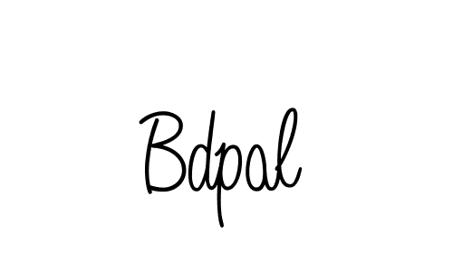 How to make Bdpal signature? Angelique-Rose-font-FFP is a professional autograph style. Create handwritten signature for Bdpal name. Bdpal signature style 5 images and pictures png