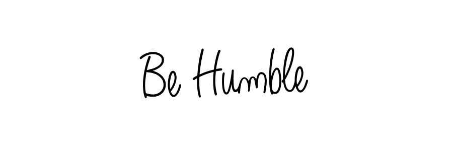 The best way (Angelique-Rose-font-FFP) to make a short signature is to pick only two or three words in your name. The name Be Humble include a total of six letters. For converting this name. Be Humble signature style 5 images and pictures png