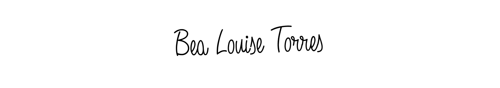 Make a beautiful signature design for name Bea Louise Torres. With this signature (Angelique-Rose-font-FFP) style, you can create a handwritten signature for free. Bea Louise Torres signature style 5 images and pictures png