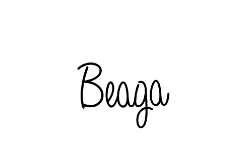 The best way (Angelique-Rose-font-FFP) to make a short signature is to pick only two or three words in your name. The name Beaga include a total of six letters. For converting this name. Beaga signature style 5 images and pictures png