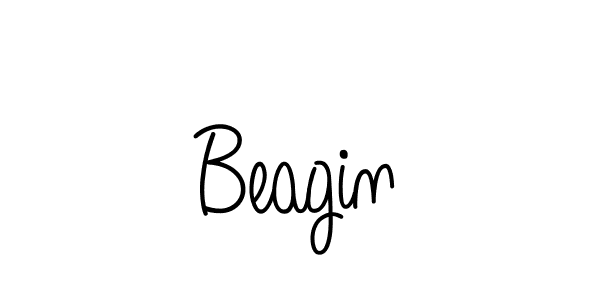 Create a beautiful signature design for name Beagin. With this signature (Angelique-Rose-font-FFP) fonts, you can make a handwritten signature for free. Beagin signature style 5 images and pictures png