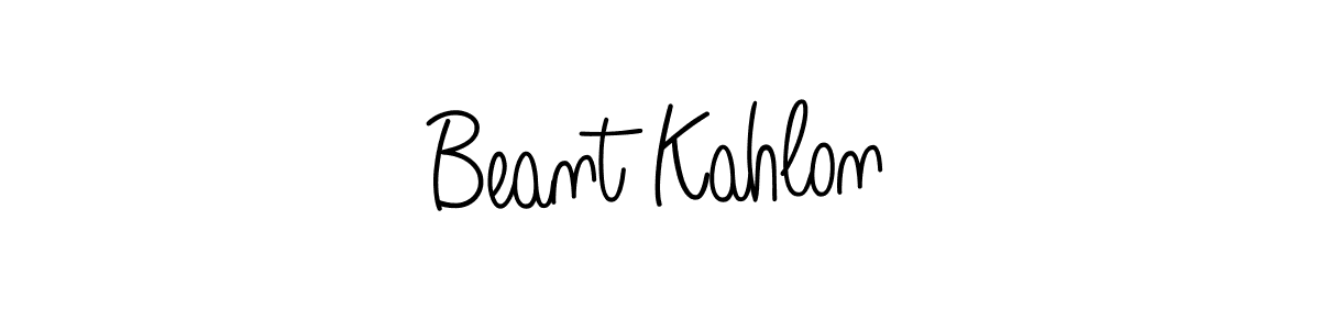 Also You can easily find your signature by using the search form. We will create Beant Kahlon name handwritten signature images for you free of cost using Angelique-Rose-font-FFP sign style. Beant Kahlon signature style 5 images and pictures png