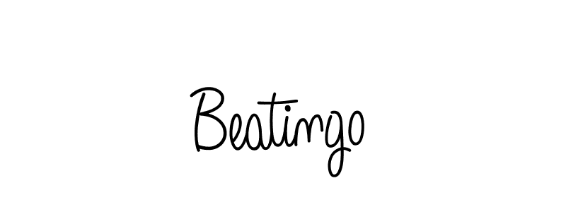 How to Draw Beatingo signature style? Angelique-Rose-font-FFP is a latest design signature styles for name Beatingo. Beatingo signature style 5 images and pictures png