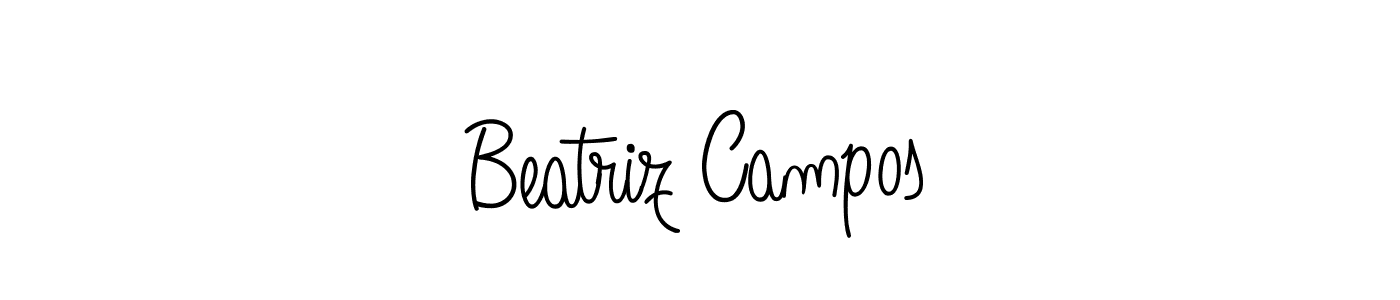 Make a beautiful signature design for name Beatriz Campos. With this signature (Angelique-Rose-font-FFP) style, you can create a handwritten signature for free. Beatriz Campos signature style 5 images and pictures png