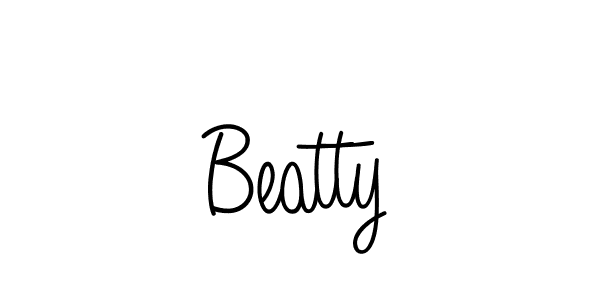 How to make Beatty signature? Angelique-Rose-font-FFP is a professional autograph style. Create handwritten signature for Beatty name. Beatty signature style 5 images and pictures png