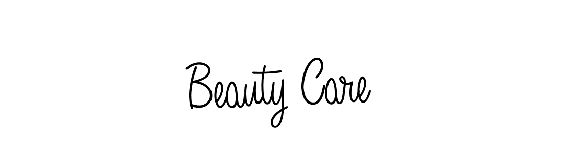 You should practise on your own different ways (Angelique-Rose-font-FFP) to write your name (Beauty Care) in signature. don't let someone else do it for you. Beauty Care signature style 5 images and pictures png