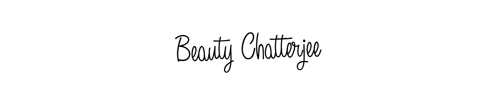 How to make Beauty Chatterjee name signature. Use Angelique-Rose-font-FFP style for creating short signs online. This is the latest handwritten sign. Beauty Chatterjee signature style 5 images and pictures png