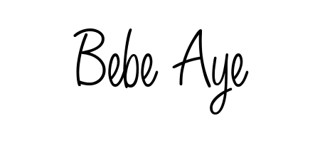 How to make Bebe Aye signature? Angelique-Rose-font-FFP is a professional autograph style. Create handwritten signature for Bebe Aye name. Bebe Aye signature style 5 images and pictures png