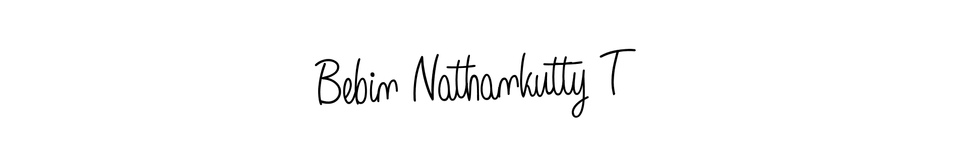 Also You can easily find your signature by using the search form. We will create Bebin Nathankutty T name handwritten signature images for you free of cost using Angelique-Rose-font-FFP sign style. Bebin Nathankutty T signature style 5 images and pictures png