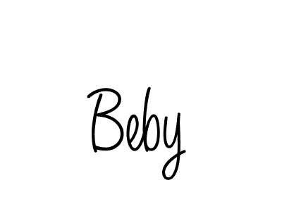 Create a beautiful signature design for name Beby. With this signature (Angelique-Rose-font-FFP) fonts, you can make a handwritten signature for free. Beby signature style 5 images and pictures png