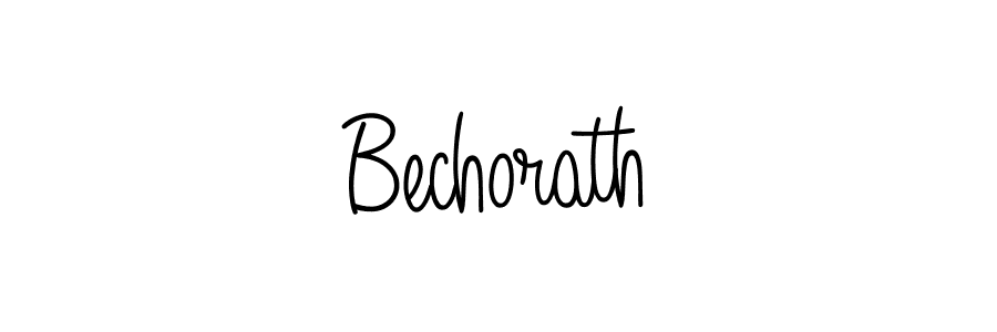 Also we have Bechorath name is the best signature style. Create professional handwritten signature collection using Angelique-Rose-font-FFP autograph style. Bechorath signature style 5 images and pictures png