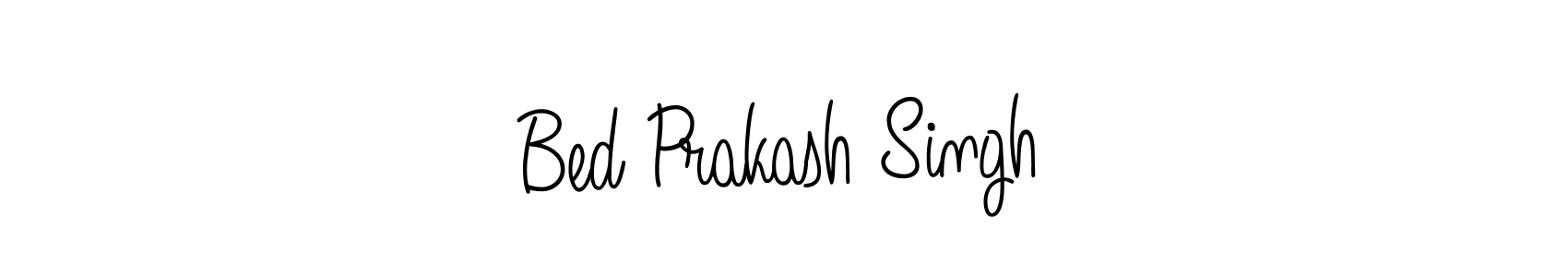 Create a beautiful signature design for name Bed Prakash Singh. With this signature (Angelique-Rose-font-FFP) fonts, you can make a handwritten signature for free. Bed Prakash Singh signature style 5 images and pictures png