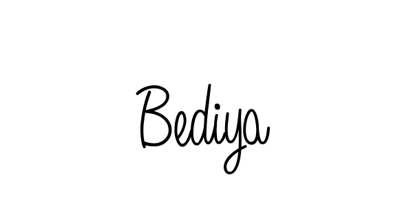 How to make Bediya signature? Angelique-Rose-font-FFP is a professional autograph style. Create handwritten signature for Bediya name. Bediya signature style 5 images and pictures png