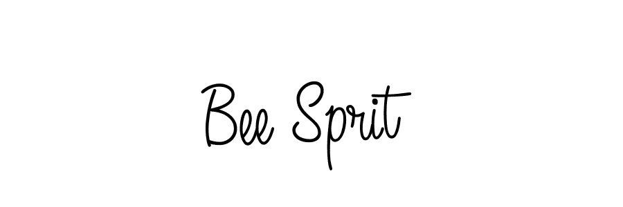 Make a beautiful signature design for name Bee Sprit. With this signature (Angelique-Rose-font-FFP) style, you can create a handwritten signature for free. Bee Sprit signature style 5 images and pictures png