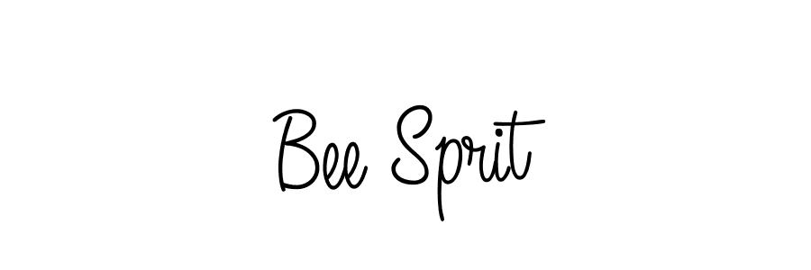 Make a beautiful signature design for name Bee Sprit. With this signature (Angelique-Rose-font-FFP) style, you can create a handwritten signature for free. Bee Sprit signature style 5 images and pictures png