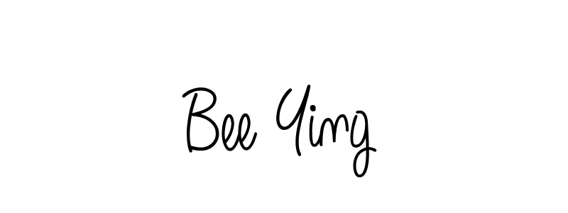 Use a signature maker to create a handwritten signature online. With this signature software, you can design (Angelique-Rose-font-FFP) your own signature for name Bee Ying. Bee Ying signature style 5 images and pictures png