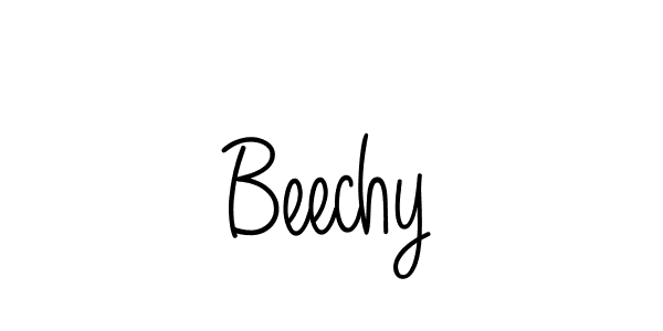 Beechy stylish signature style. Best Handwritten Sign (Angelique-Rose-font-FFP) for my name. Handwritten Signature Collection Ideas for my name Beechy. Beechy signature style 5 images and pictures png