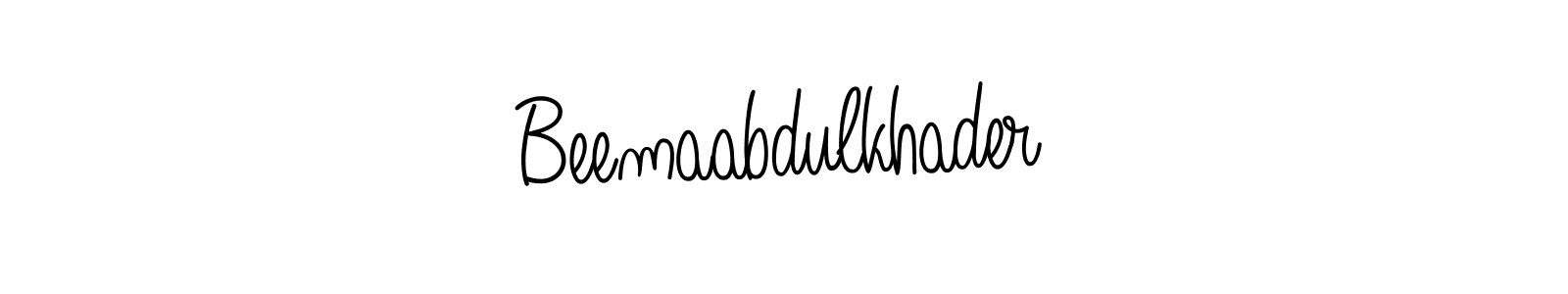 Similarly Angelique-Rose-font-FFP is the best handwritten signature design. Signature creator online .You can use it as an online autograph creator for name Beemaabdulkhader. Beemaabdulkhader signature style 5 images and pictures png