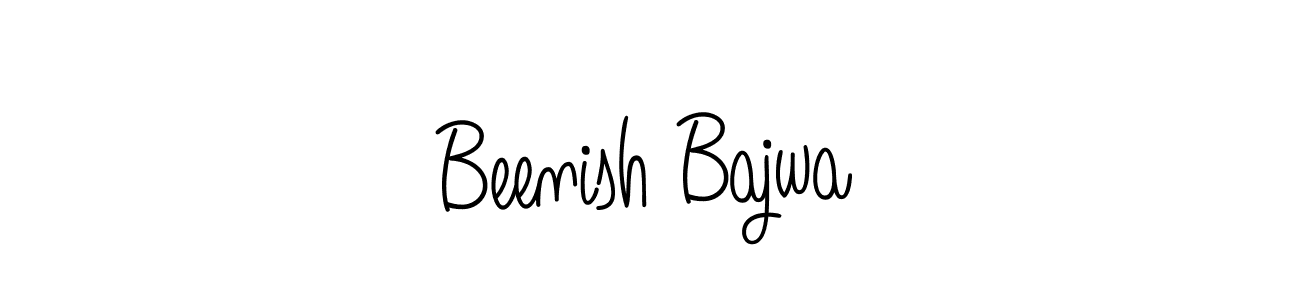 Create a beautiful signature design for name Beenish Bajwa. With this signature (Angelique-Rose-font-FFP) fonts, you can make a handwritten signature for free. Beenish Bajwa signature style 5 images and pictures png