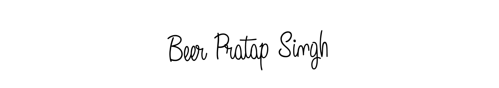 How to make Beer Pratap Singh name signature. Use Angelique-Rose-font-FFP style for creating short signs online. This is the latest handwritten sign. Beer Pratap Singh signature style 5 images and pictures png