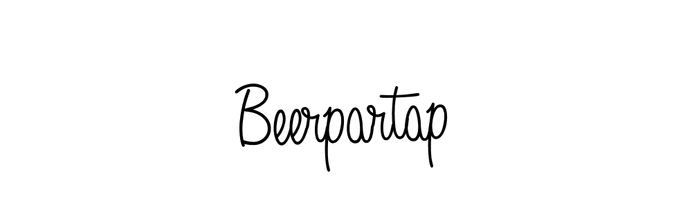 Create a beautiful signature design for name Beerpartap. With this signature (Angelique-Rose-font-FFP) fonts, you can make a handwritten signature for free. Beerpartap signature style 5 images and pictures png
