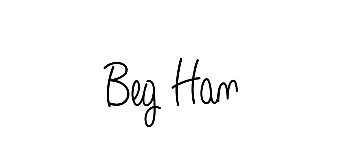 Create a beautiful signature design for name Beg Han. With this signature (Angelique-Rose-font-FFP) fonts, you can make a handwritten signature for free. Beg Han signature style 5 images and pictures png