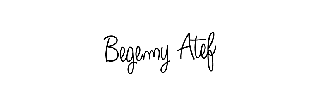 if you are searching for the best signature style for your name Begemy Atef. so please give up your signature search. here we have designed multiple signature styles  using Angelique-Rose-font-FFP. Begemy Atef signature style 5 images and pictures png