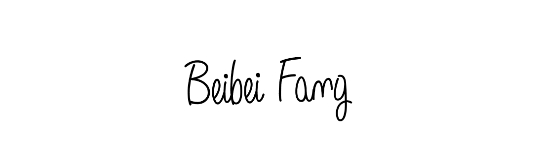 How to make Beibei Fang signature? Angelique-Rose-font-FFP is a professional autograph style. Create handwritten signature for Beibei Fang name. Beibei Fang signature style 5 images and pictures png