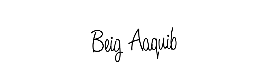 You can use this online signature creator to create a handwritten signature for the name Beig Aaquib. This is the best online autograph maker. Beig Aaquib signature style 5 images and pictures png